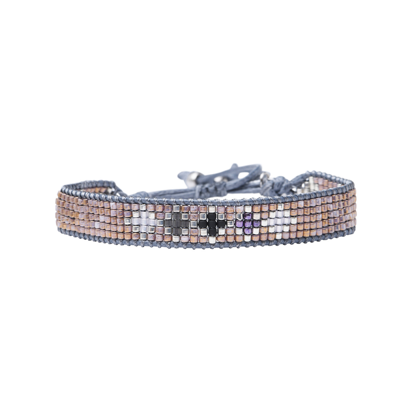 Bracelet Miyuki - Moon Night Purple Alba