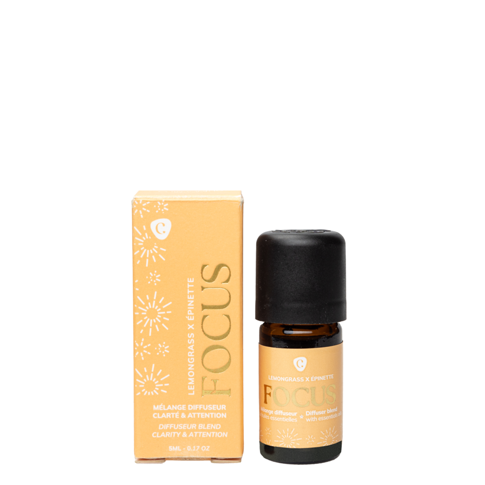 Mélange HE pour Diffuseur 5ml (Focus)