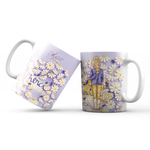 Tasse "Merci" (fleurs)