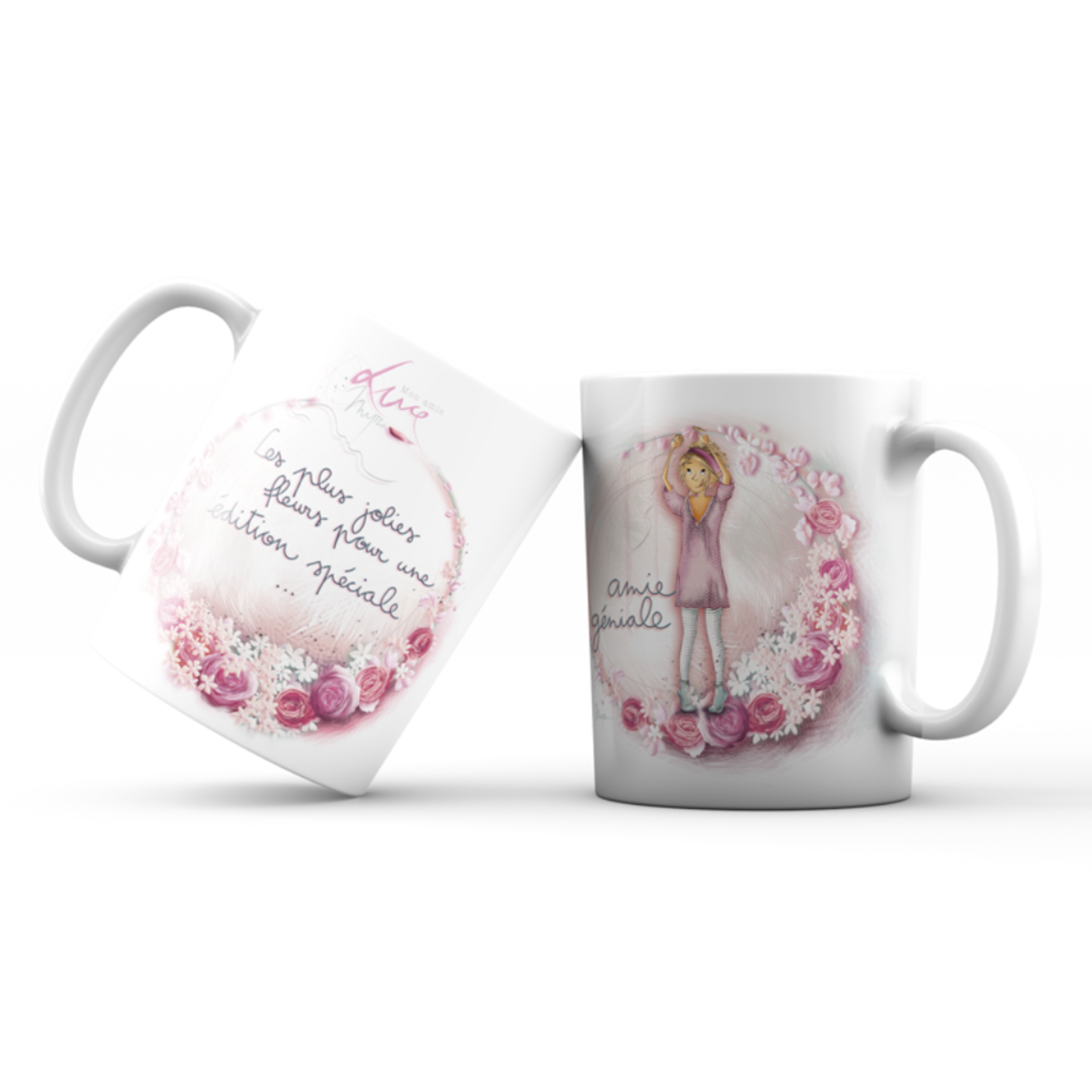 Tasse "Les plus jolies fleurs pour une édition spéciale"