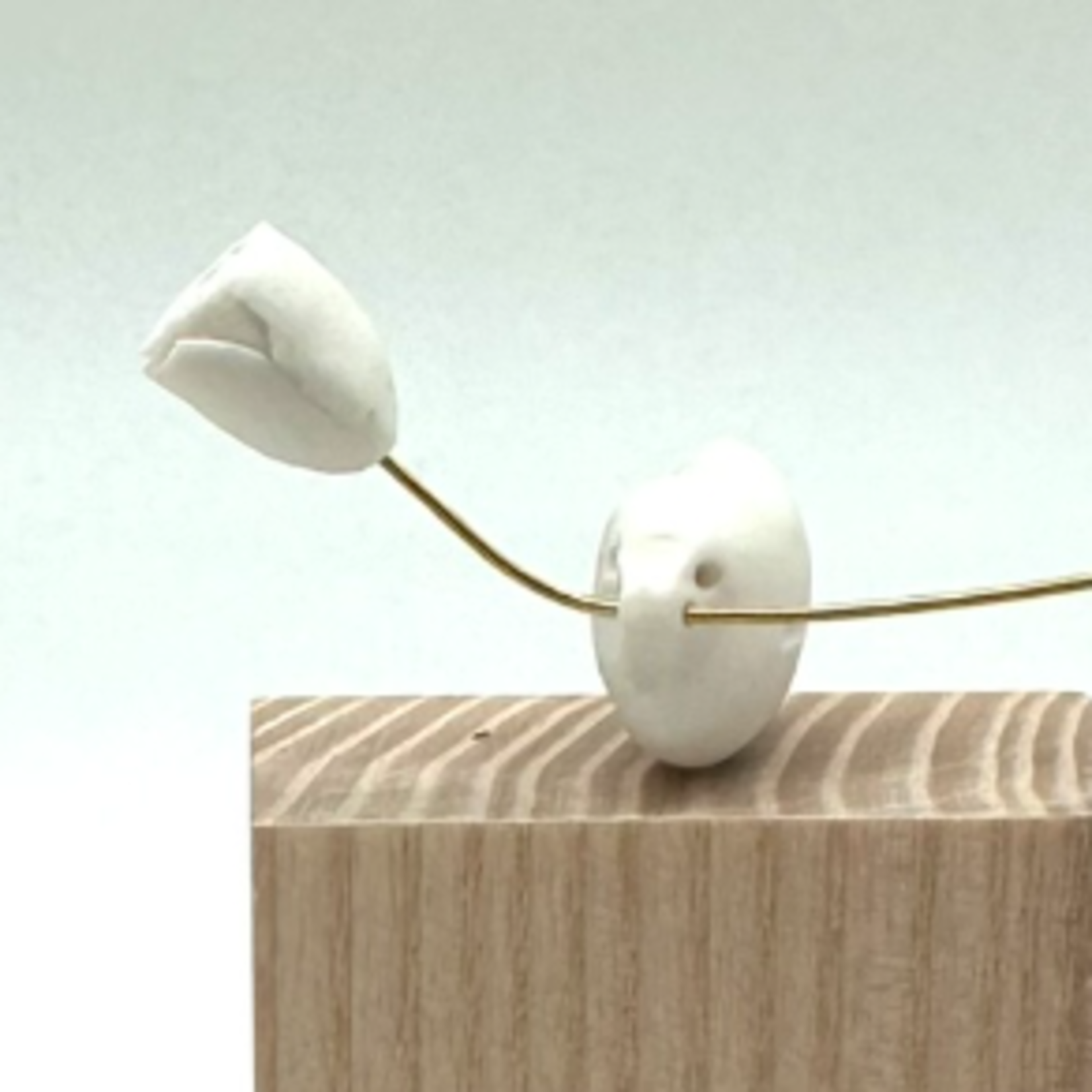 Sculpture "La rose blanche"