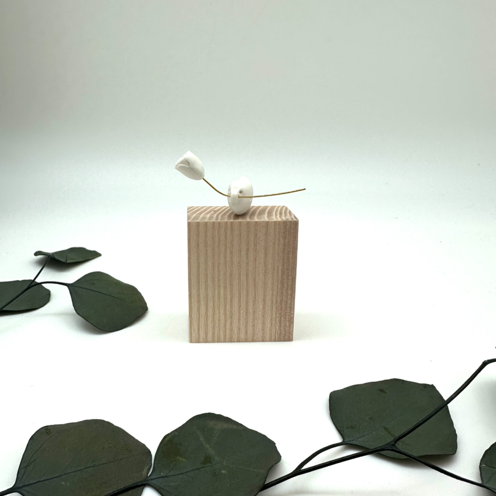 Sculpture "La rose blanche"