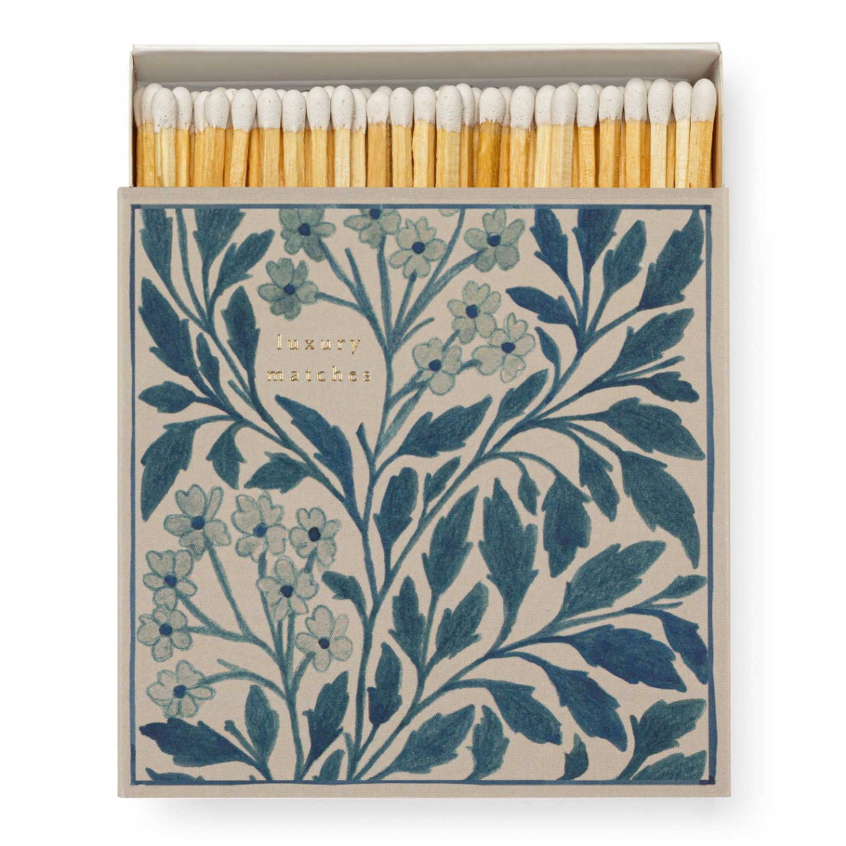 Allumettes Carré - Blue Floral Matches