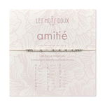 Bracelet Code Morse Pastel : Amitié
