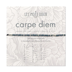 Bracelet Code Morse Pastel : Carpe Diem