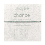 Bracelet Code Morse Pastel : Chance