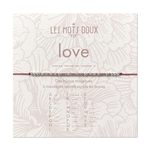 Bracelet Code Morse Pastel : Love