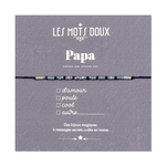 Bracelet Code Morse Famille : Papa