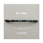 Bracelet Code Morse Messieurs : Je t'aime