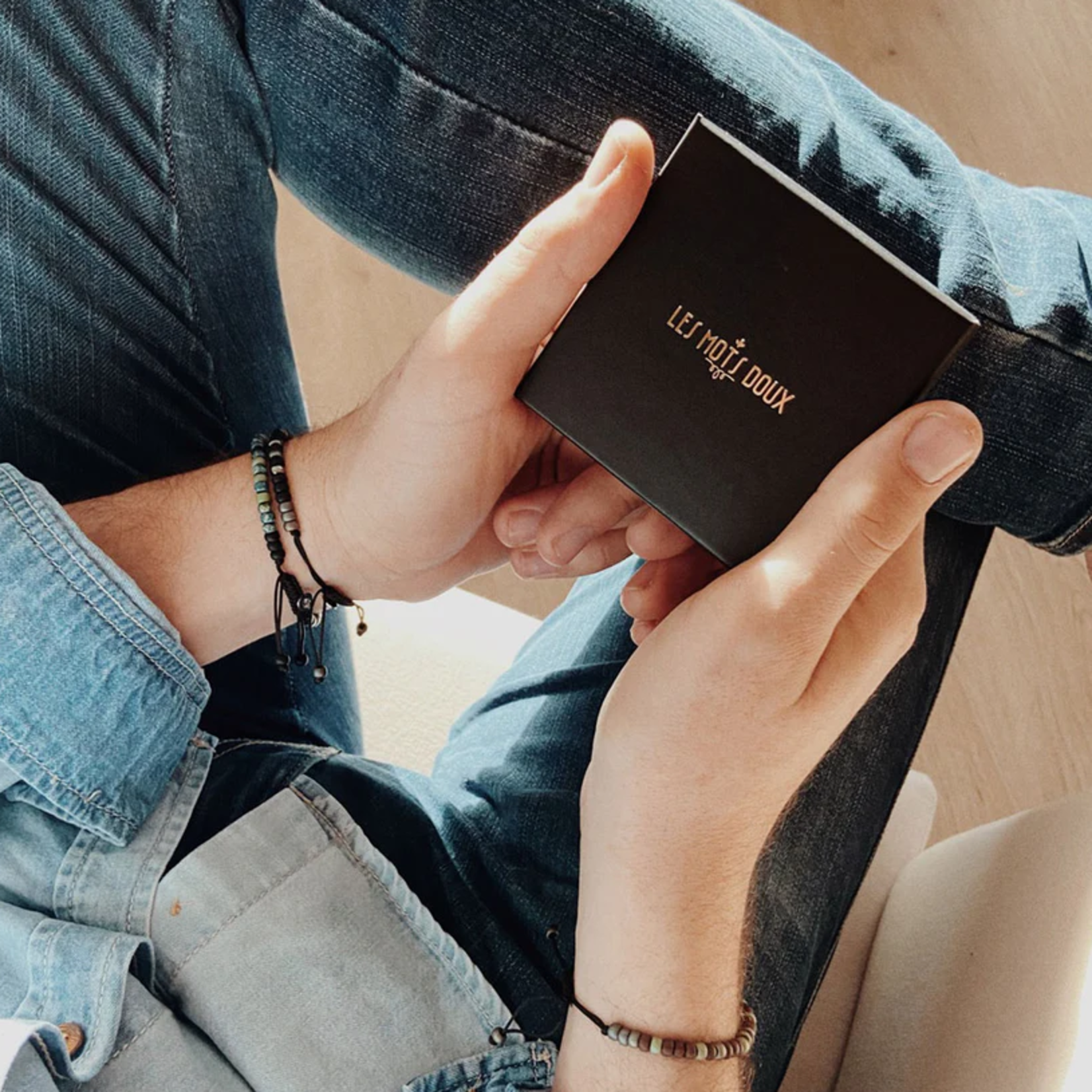 Bracelet Code Morse Messieurs : Papa