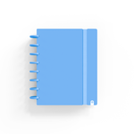 Notebook rechargeable A5 - Bleu Quadrillé