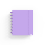 Notebook rechargeable A5 - Mauve Quadrillé