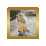 Cadre photo 10x10 cm - Doré