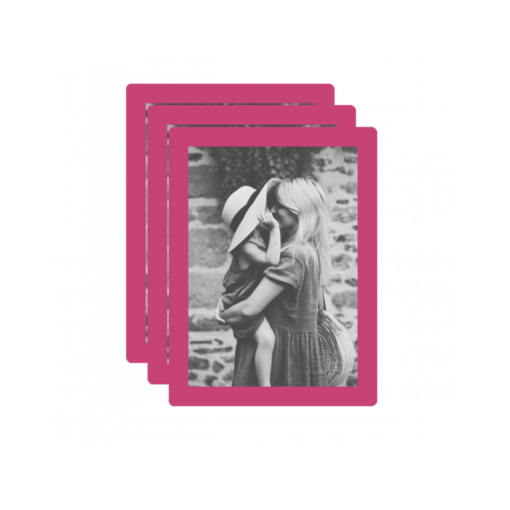 Cadre photo 10x15 cm - Fuchsia