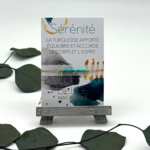 Pochette Bracelet Pierres semi-précieuses  "Sérénité - Turquoise"