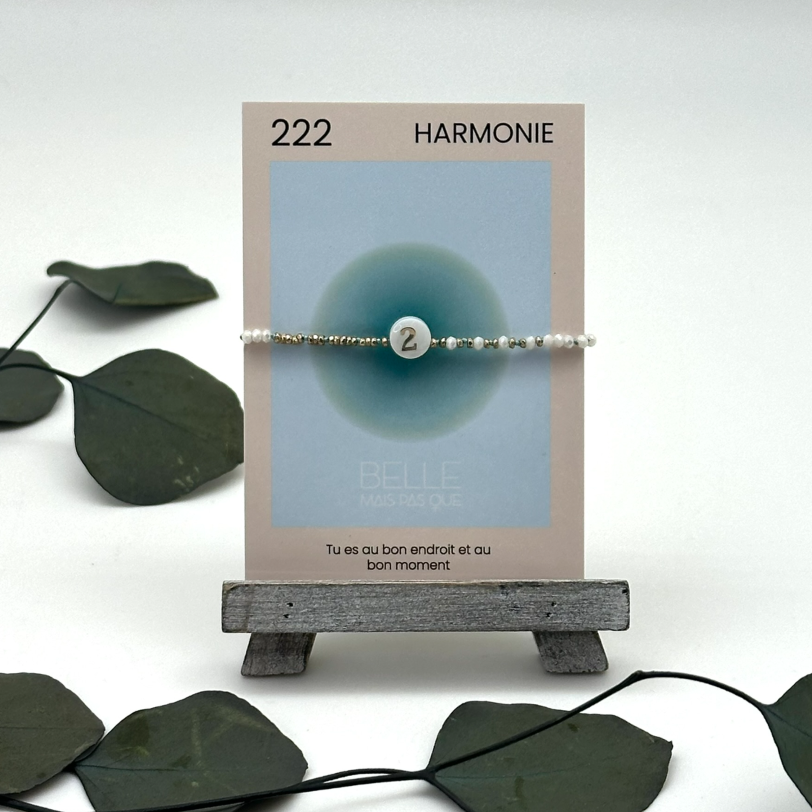Pochette Bracelet Chiffre Personnel "222 Harmonie"