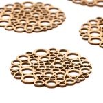 Décoration en bois - Rond 25 cm  - Ronds