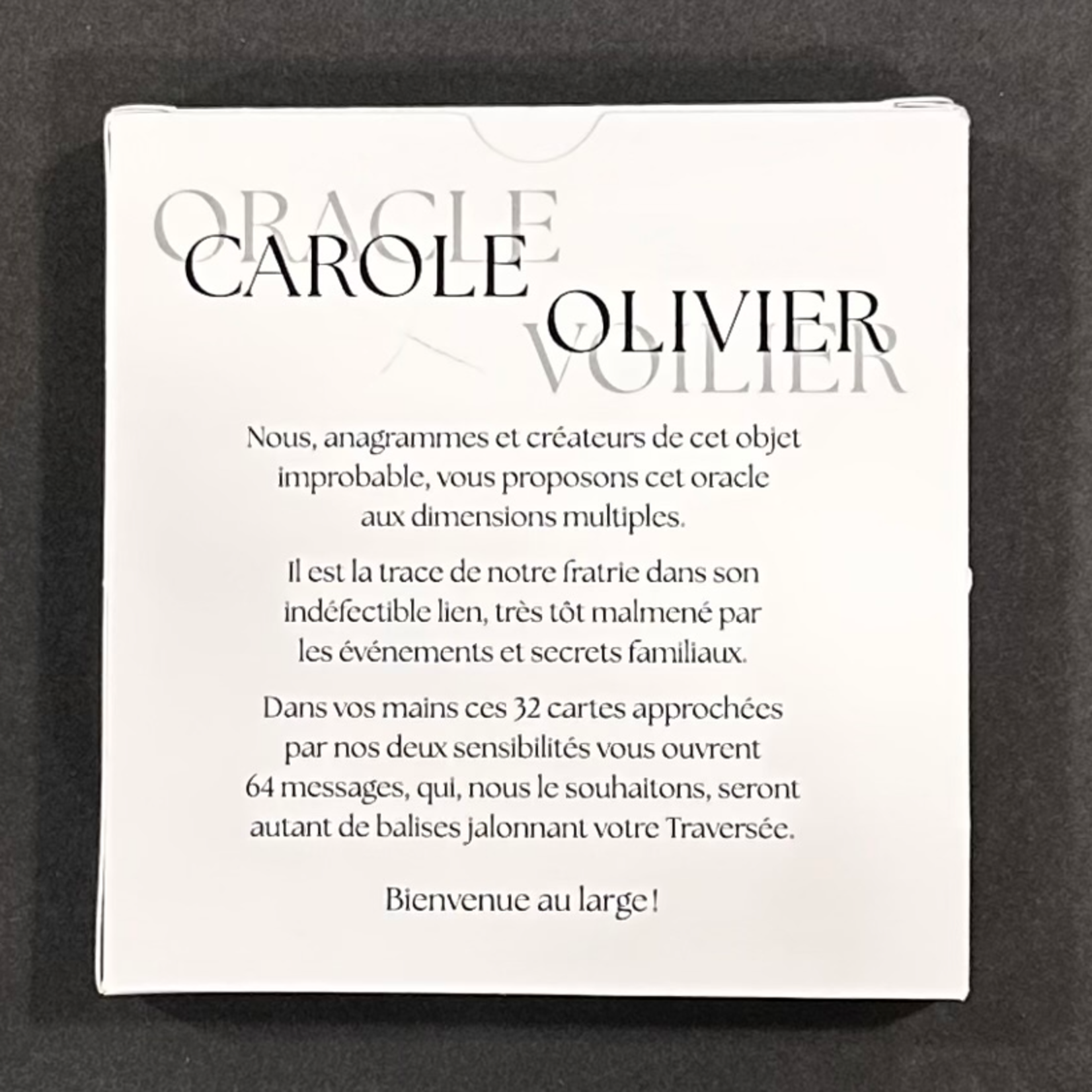 Oracle VOILIER