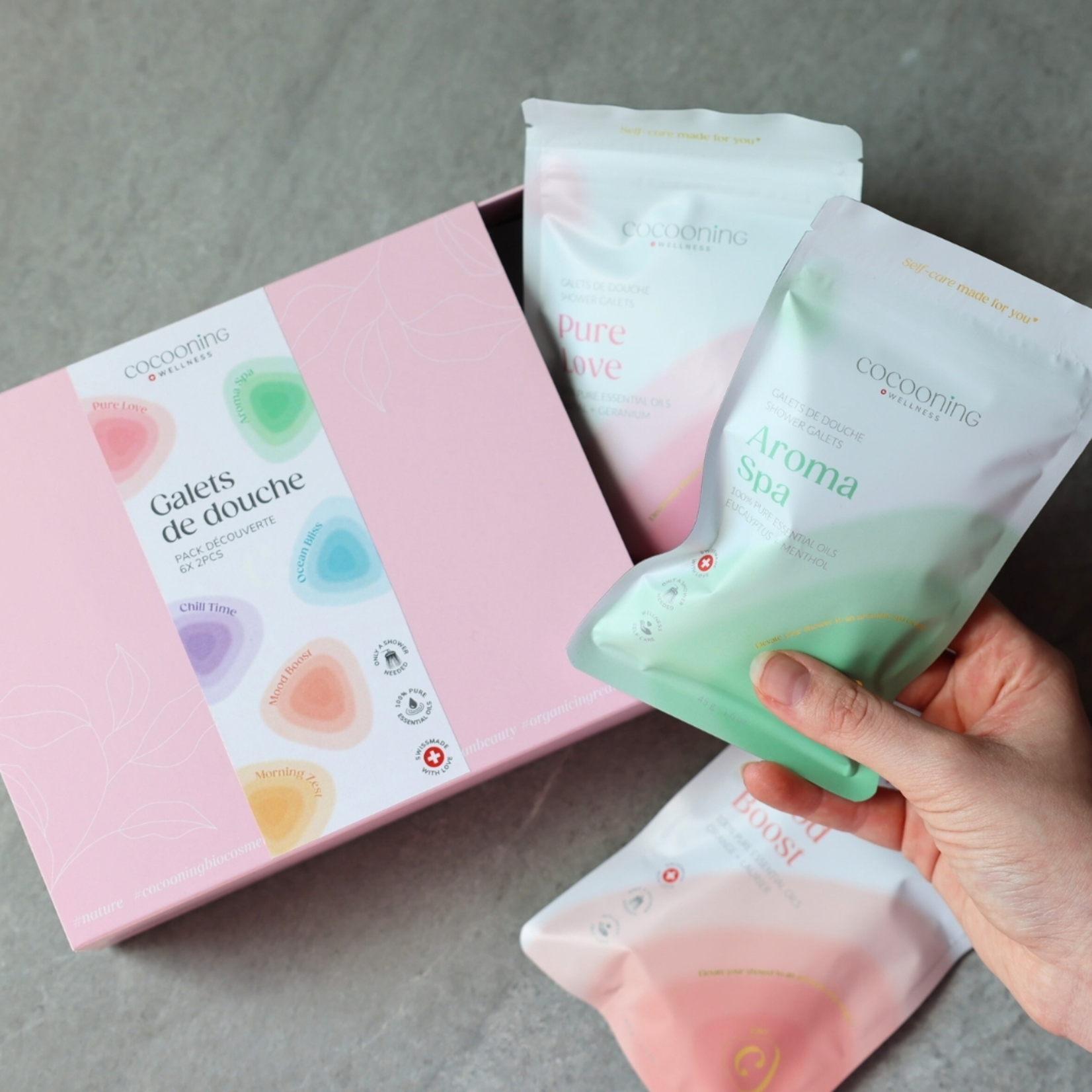 Coffret découverte - Galets de douche