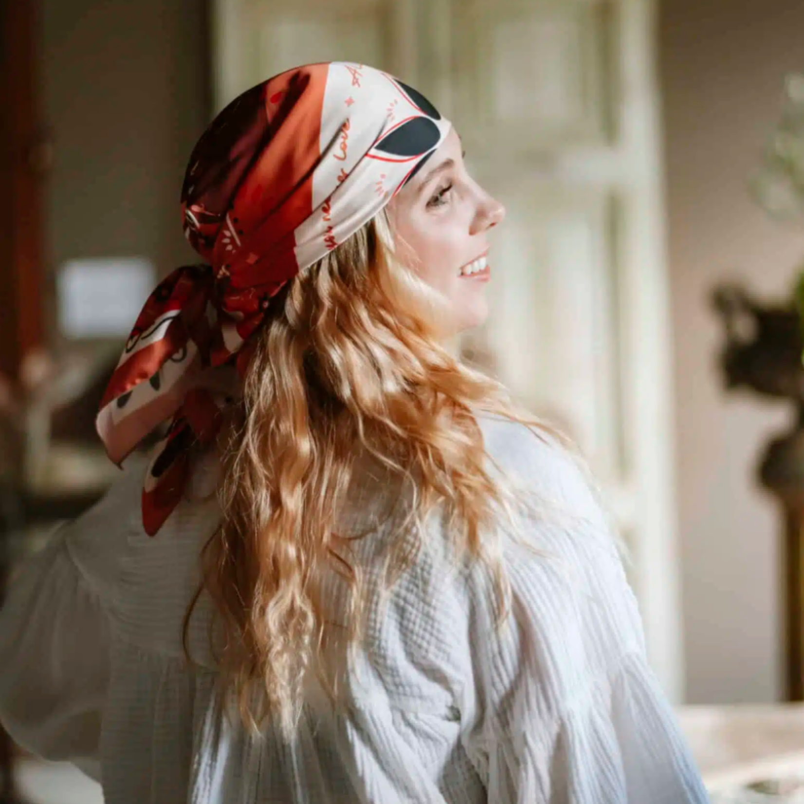 Mini carré LOVE “Brique”