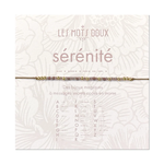 Bracelet Code Morse Pastel : Sérénité