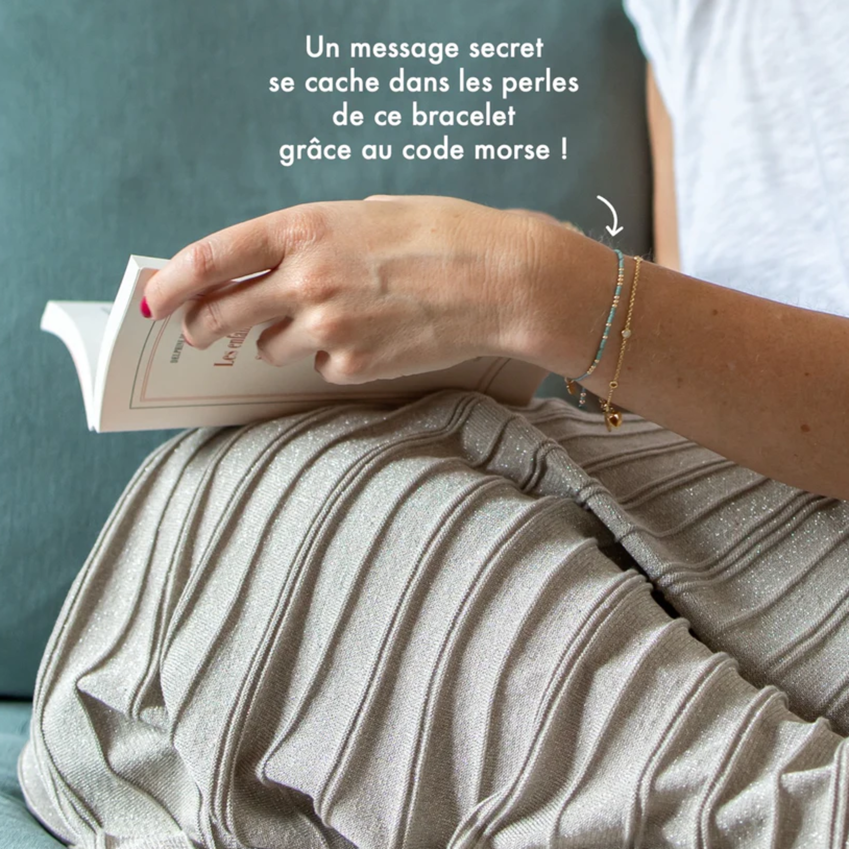 Bracelet Code Morse Famille : Soeur