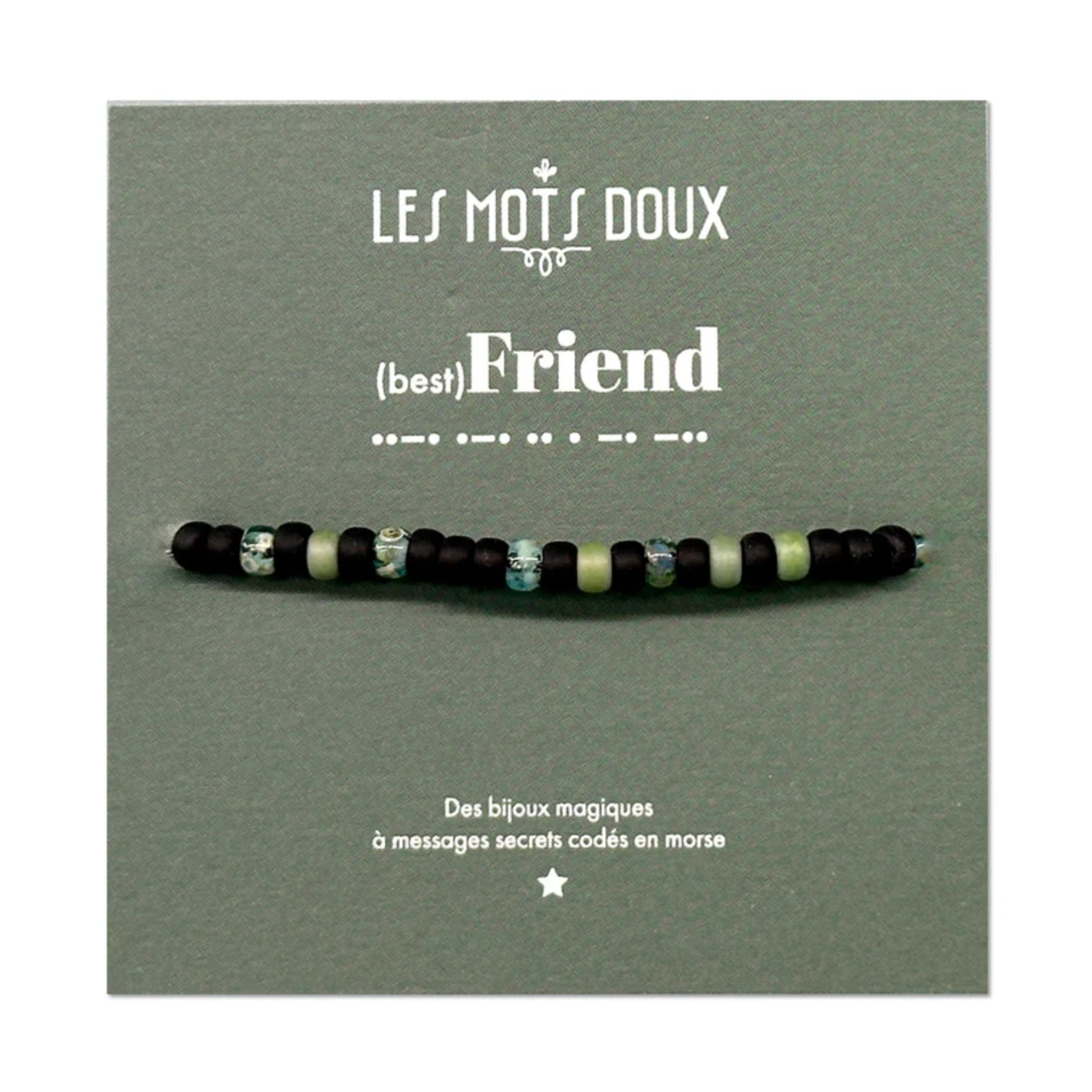 Bracelet Code Morse Messieurs : Friend