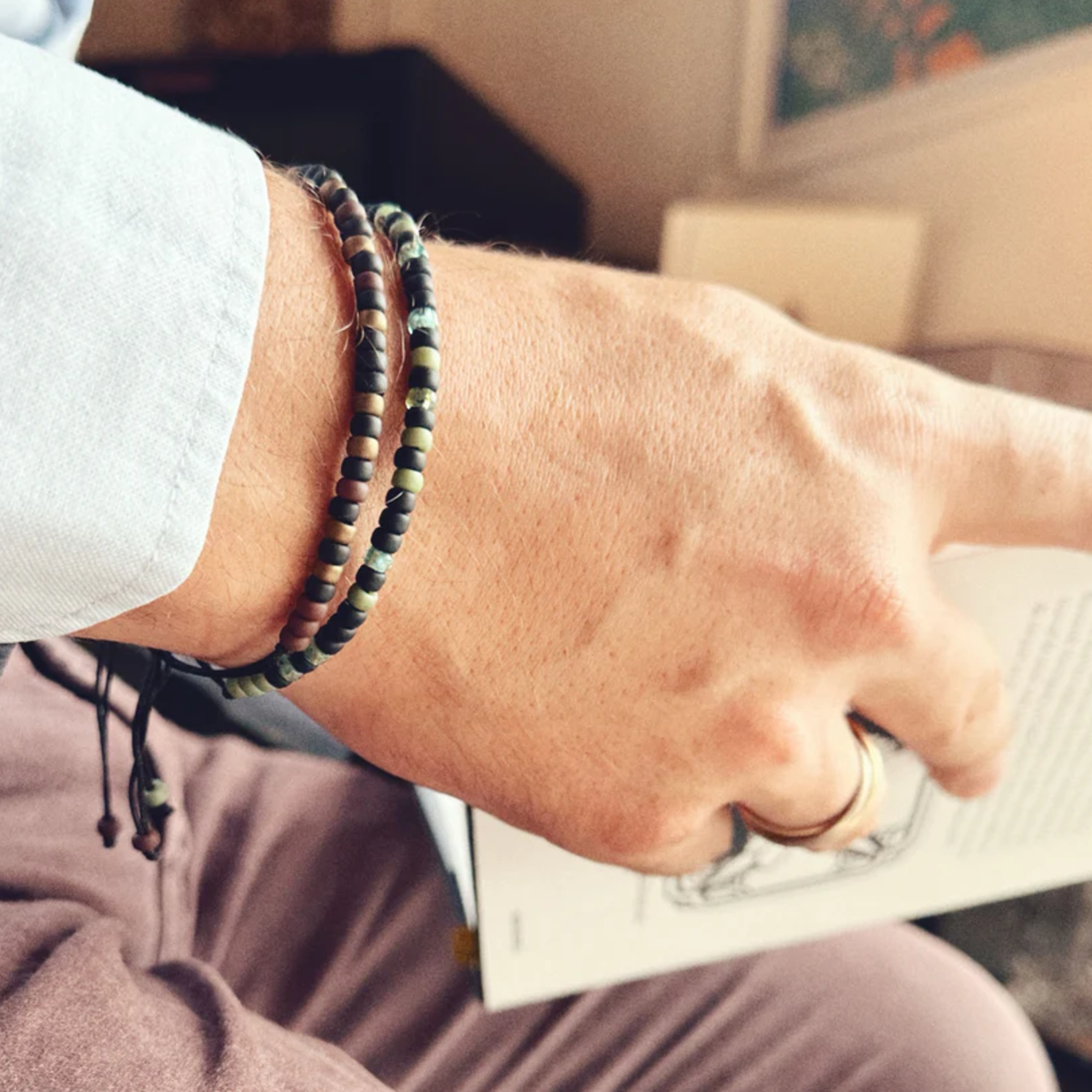 Bracelet Code Morse Messieurs : Friend