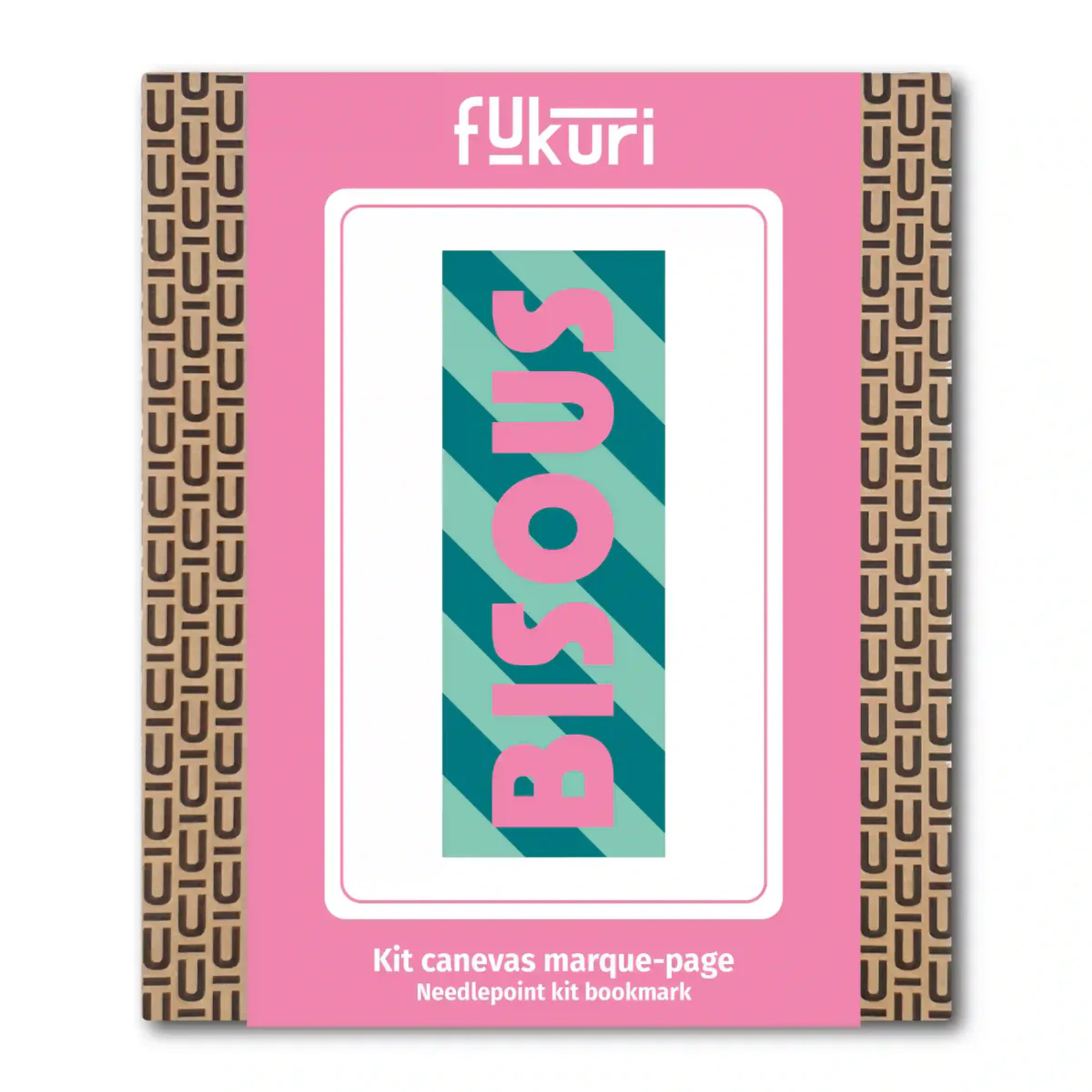 Kit Canevas - BISOUS - Marque-page