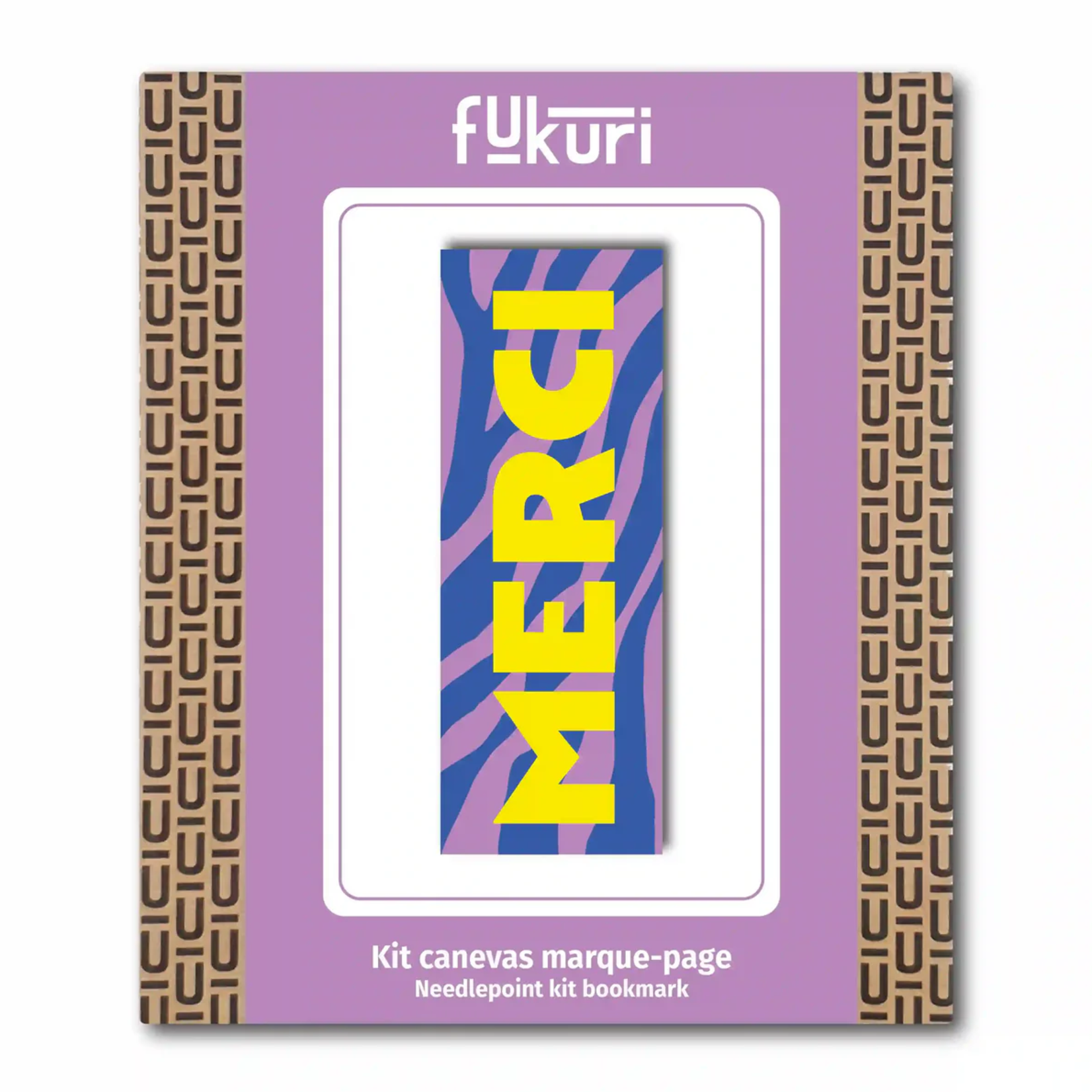 Kit Canevas - MERCI - Marque-page
