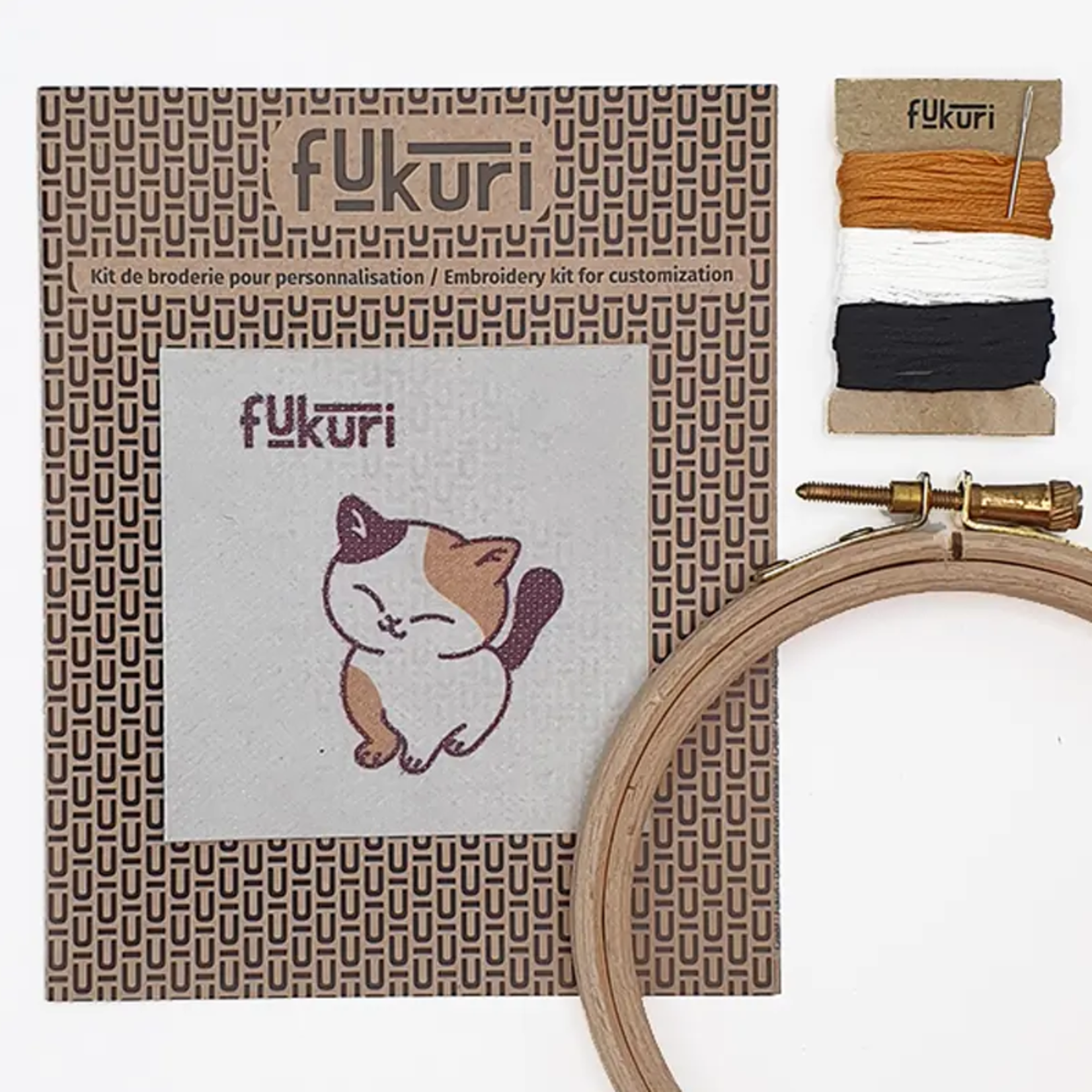 Kit Broderie - Chat Kawaii