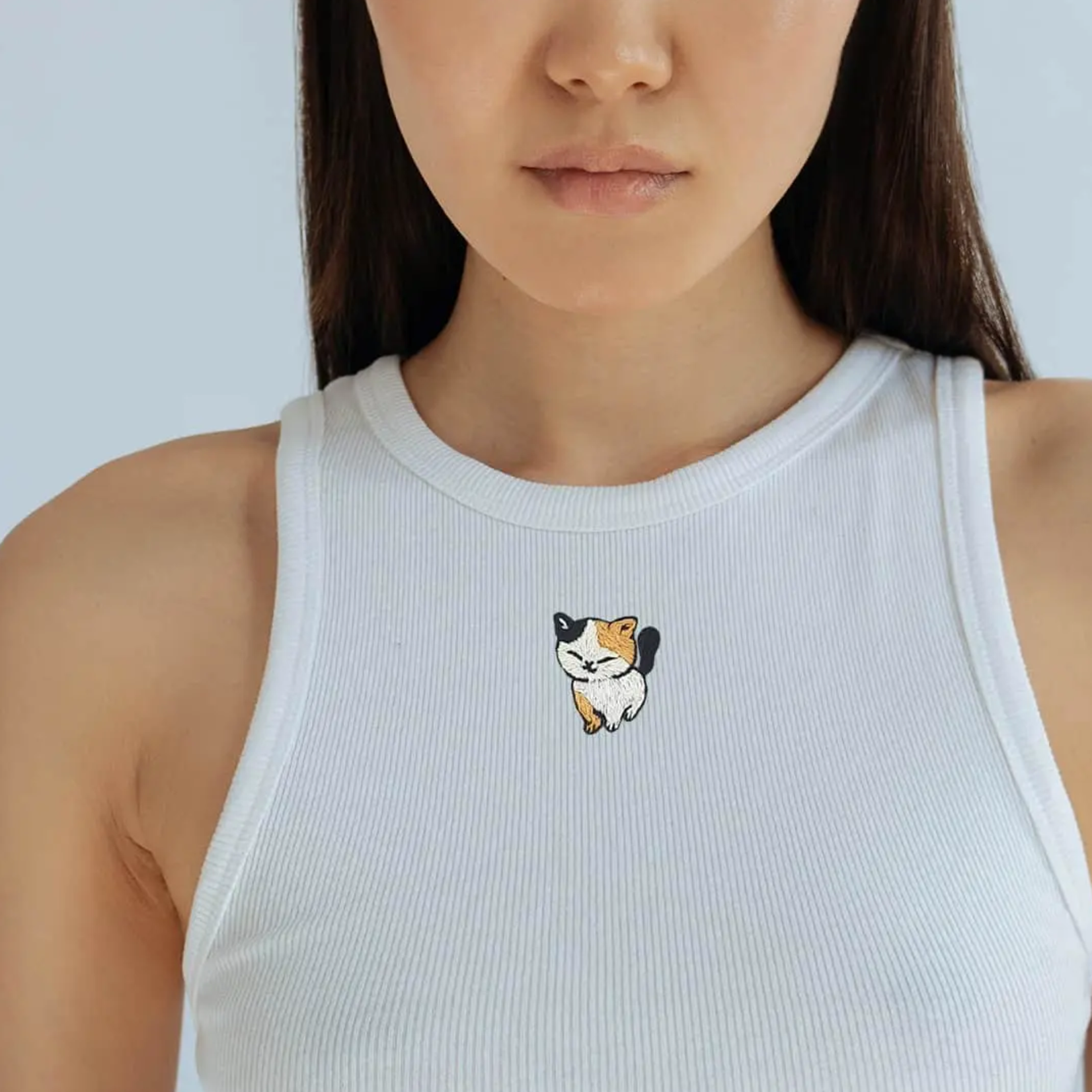 Kit Broderie - Chat Kawaii