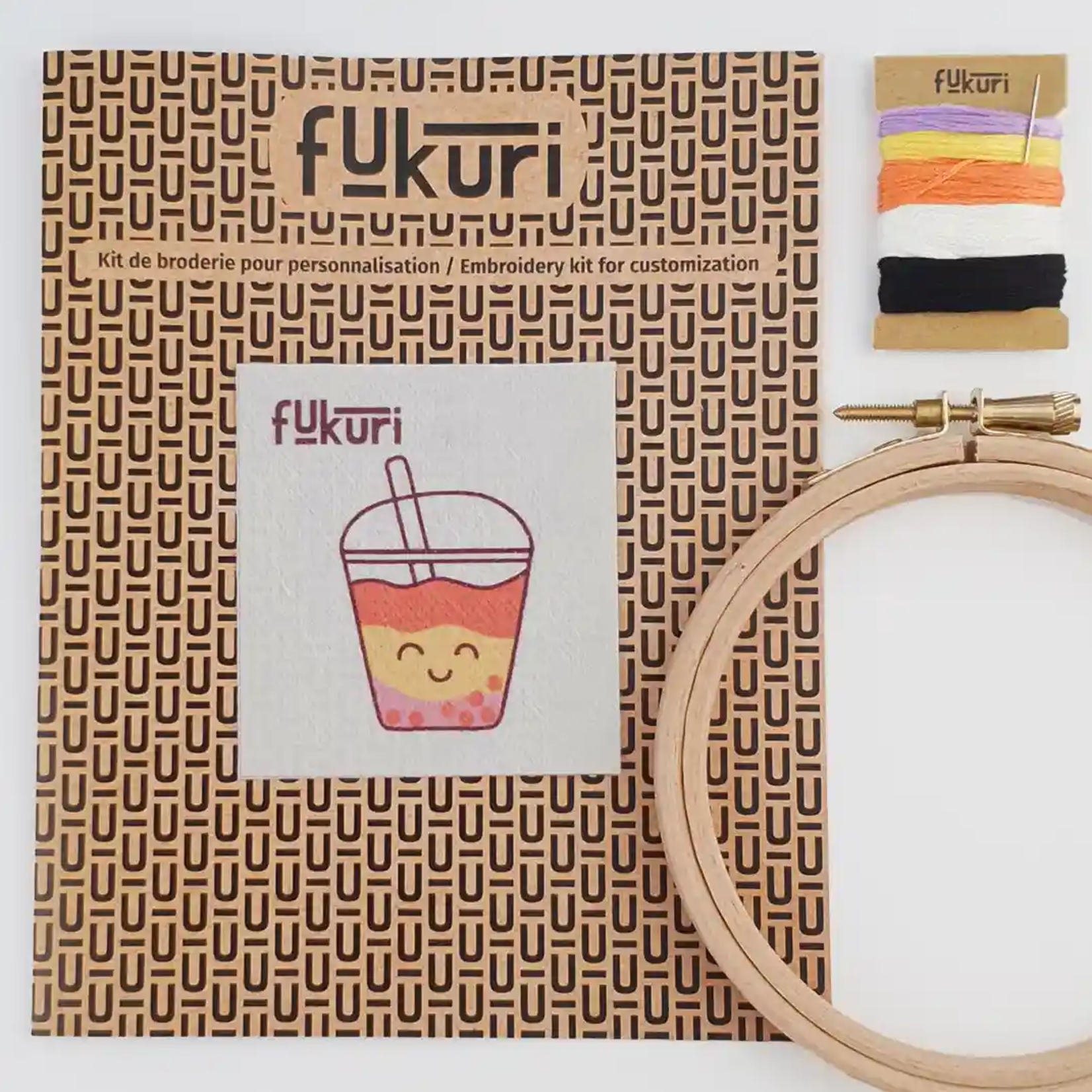 Kit Broderie - Bubble tea kawaii