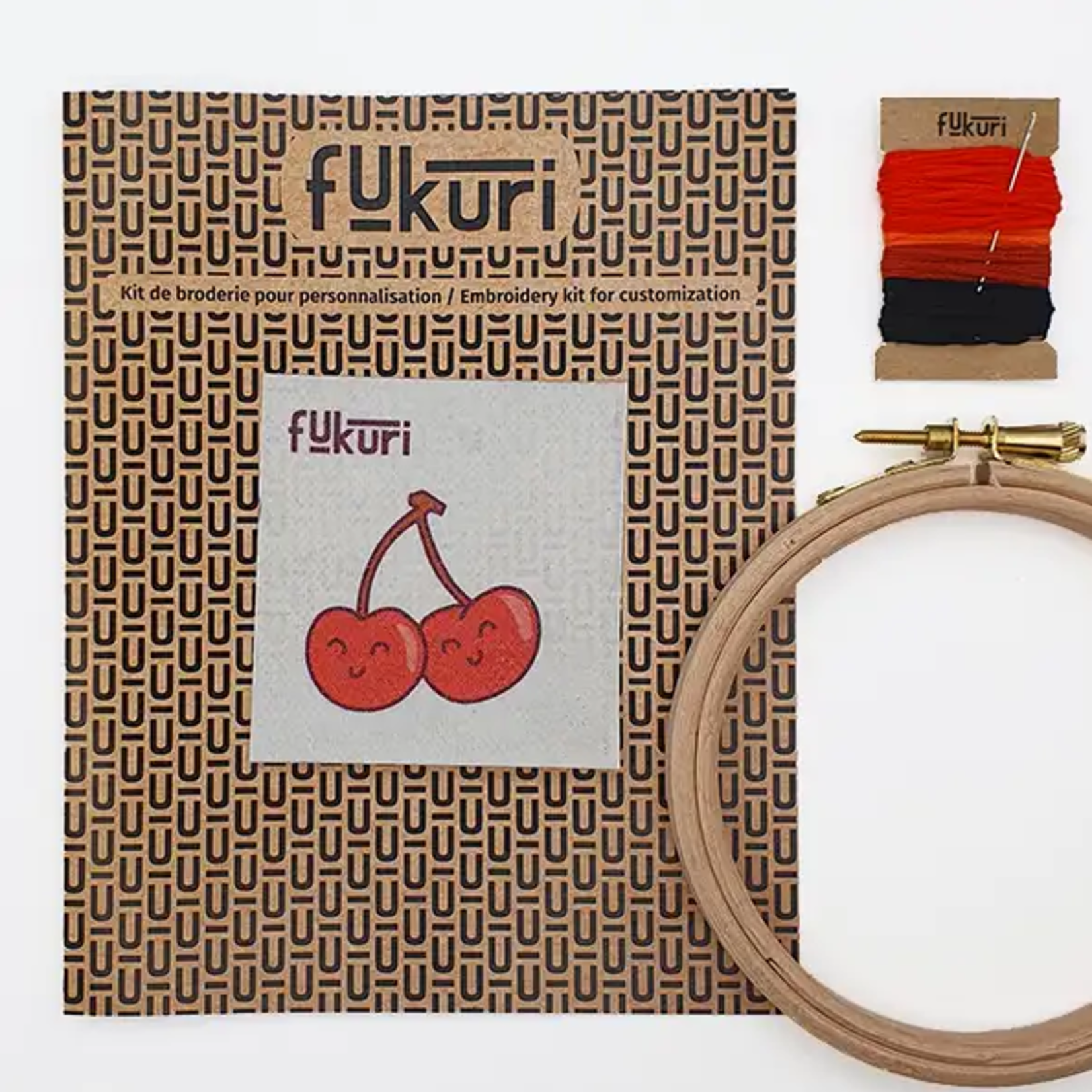 Kit Broderie - Cerises Kawaii