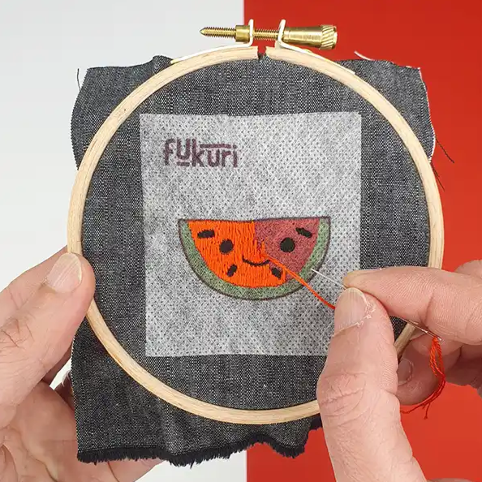 Kit Broderie - Pastèque Kawaii