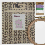 Kit Broderie - Timbre Coeurs Parme