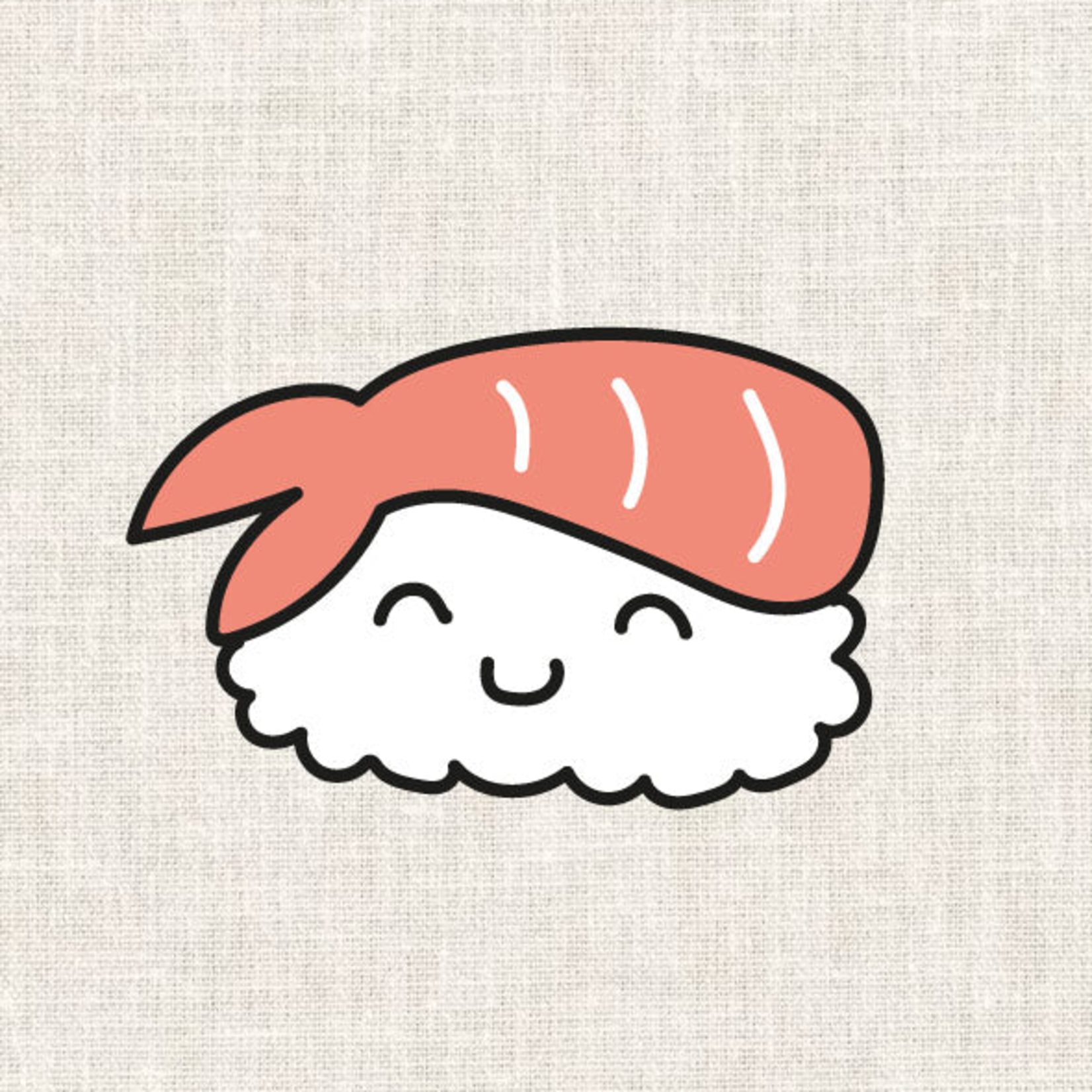 Kit Broderie - sushi crevette