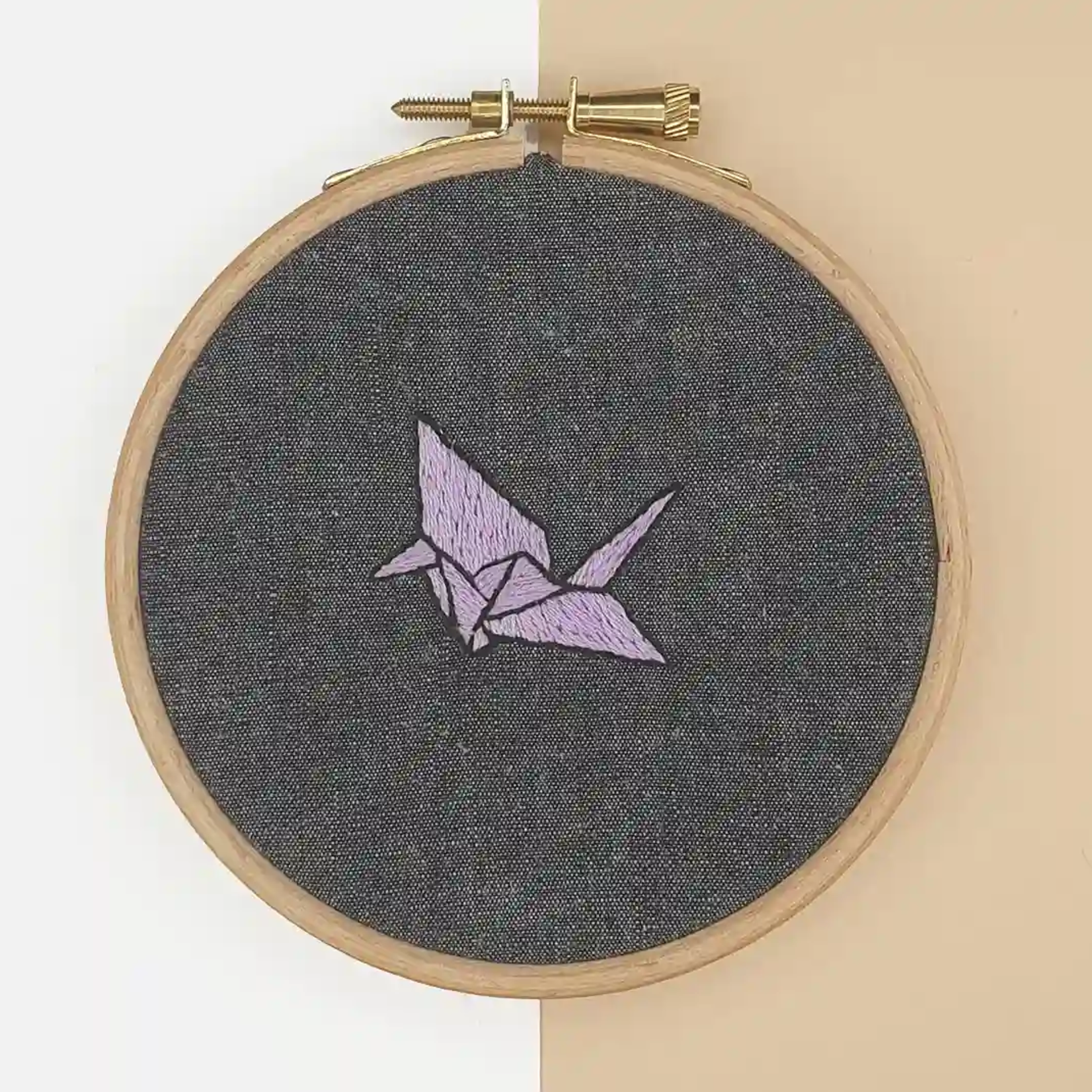 Kit Broderie - origami grue