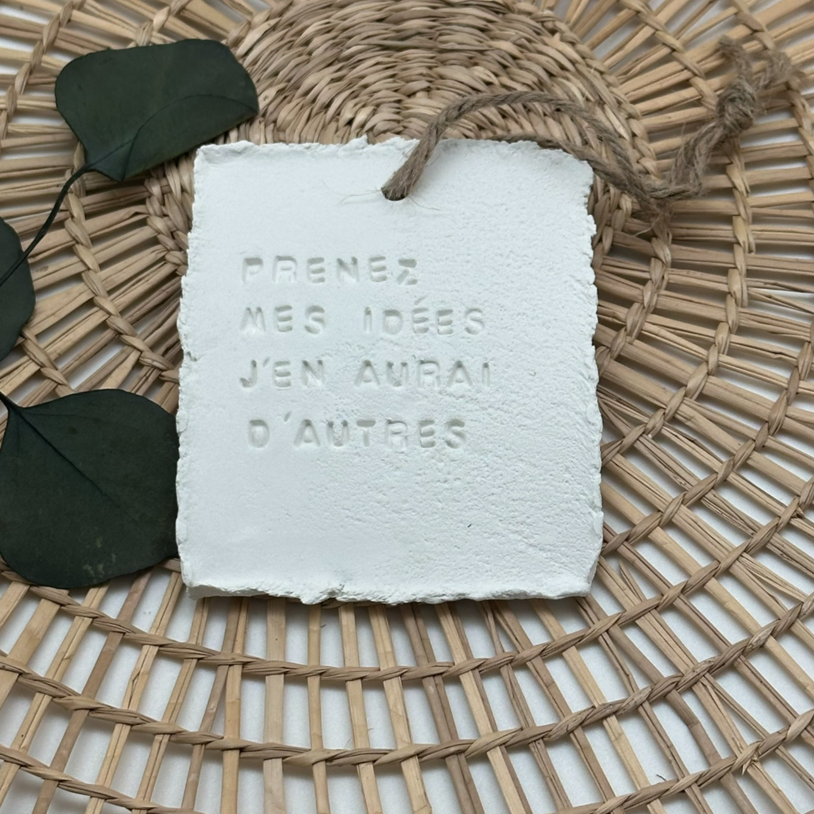 Prenez mes idées j'en aurai d'autres