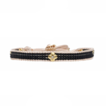 Bracelet Miyuki - Black Edition Lily