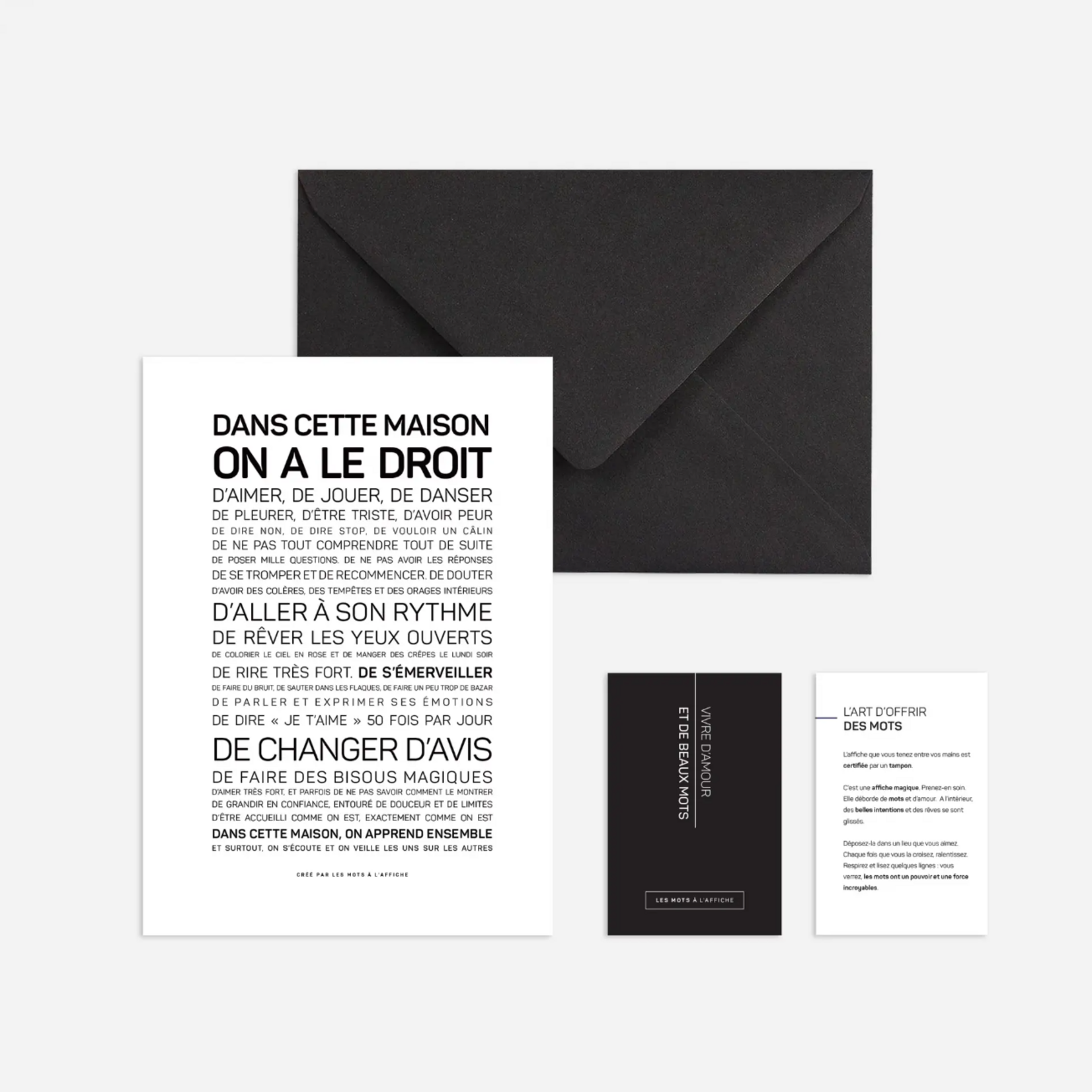 Carte Dans cette Maison, on a le droit – A6