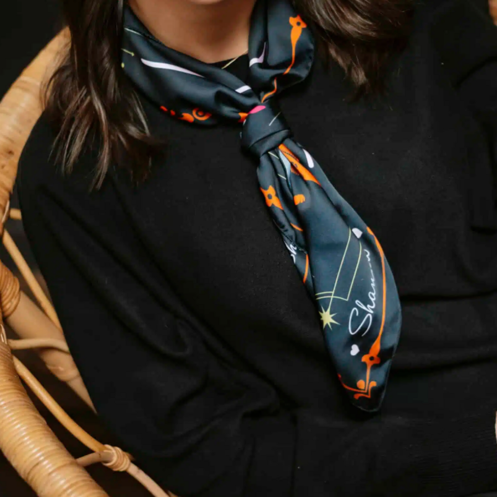 Mini carré LOVE “Flamme”