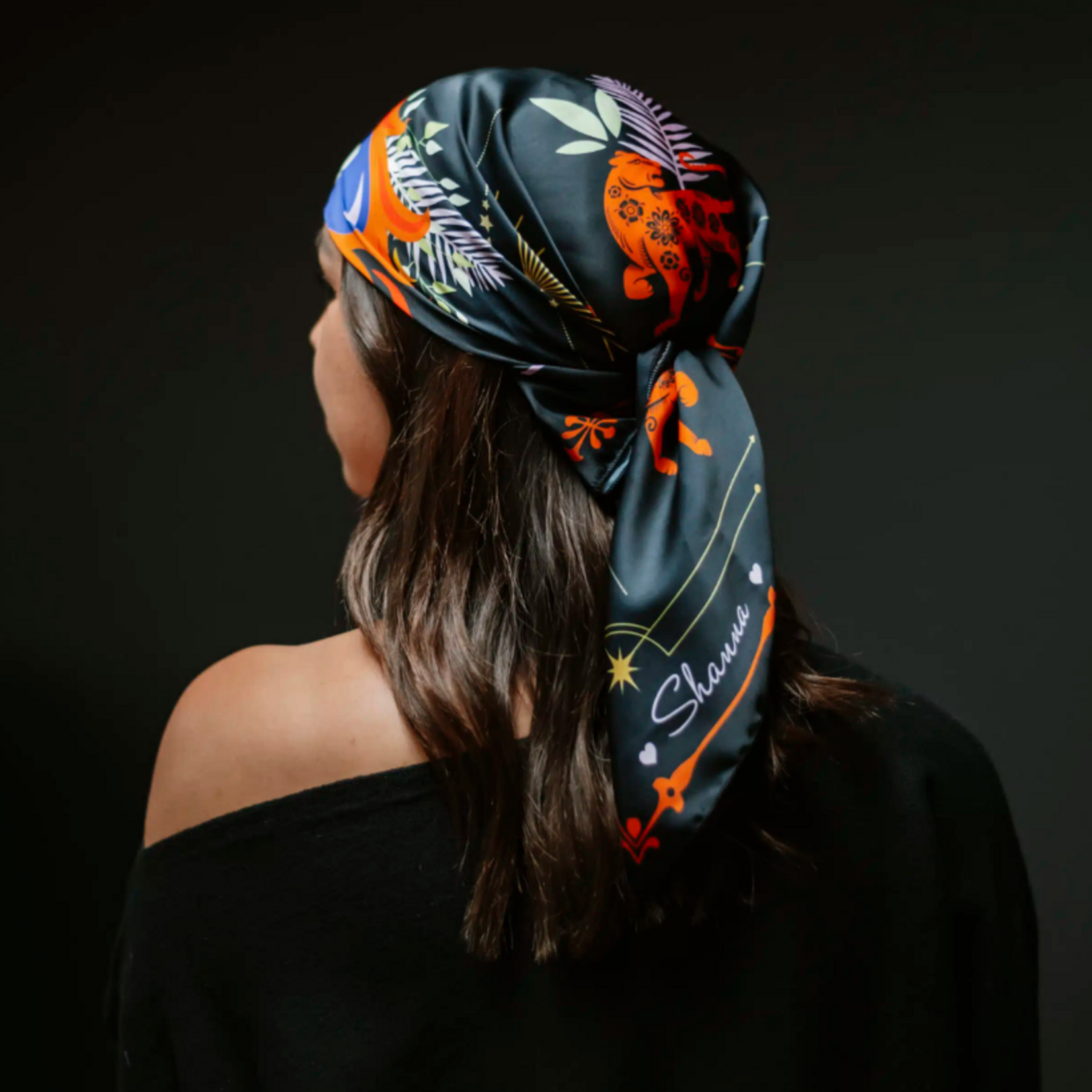 Mini carré LOVE “Flamme”