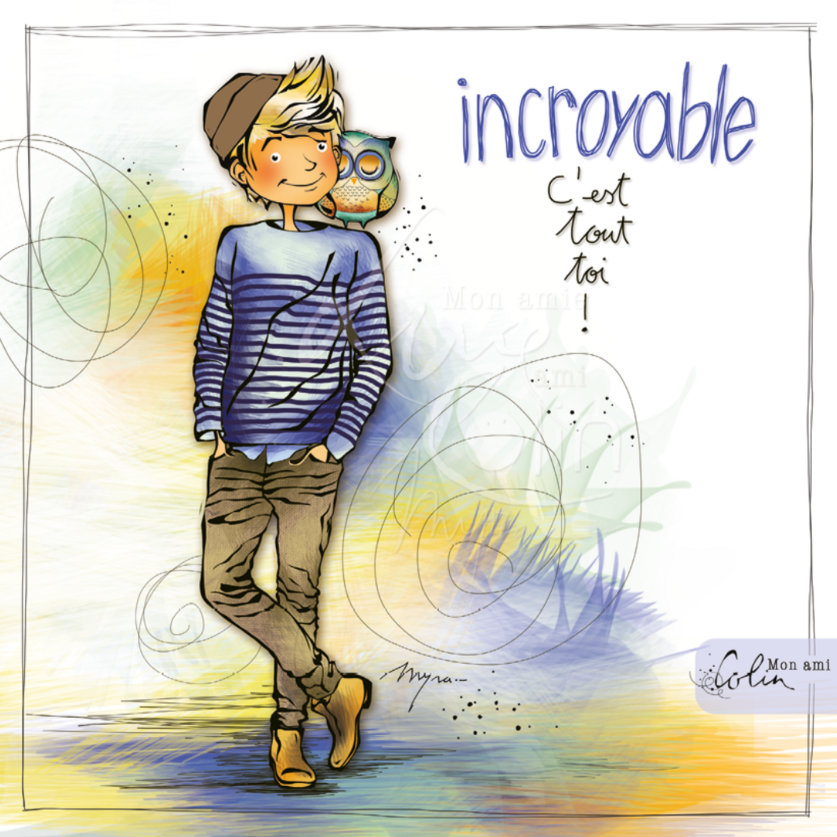 Carte postale "Incroyable"