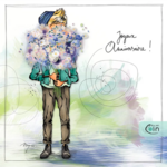 Carte postale "Joyeux anniversaire"