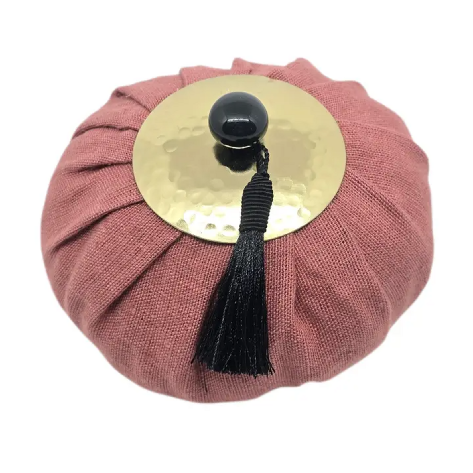 Aumônière parfumée  Lin Rose (Fève Tonka)