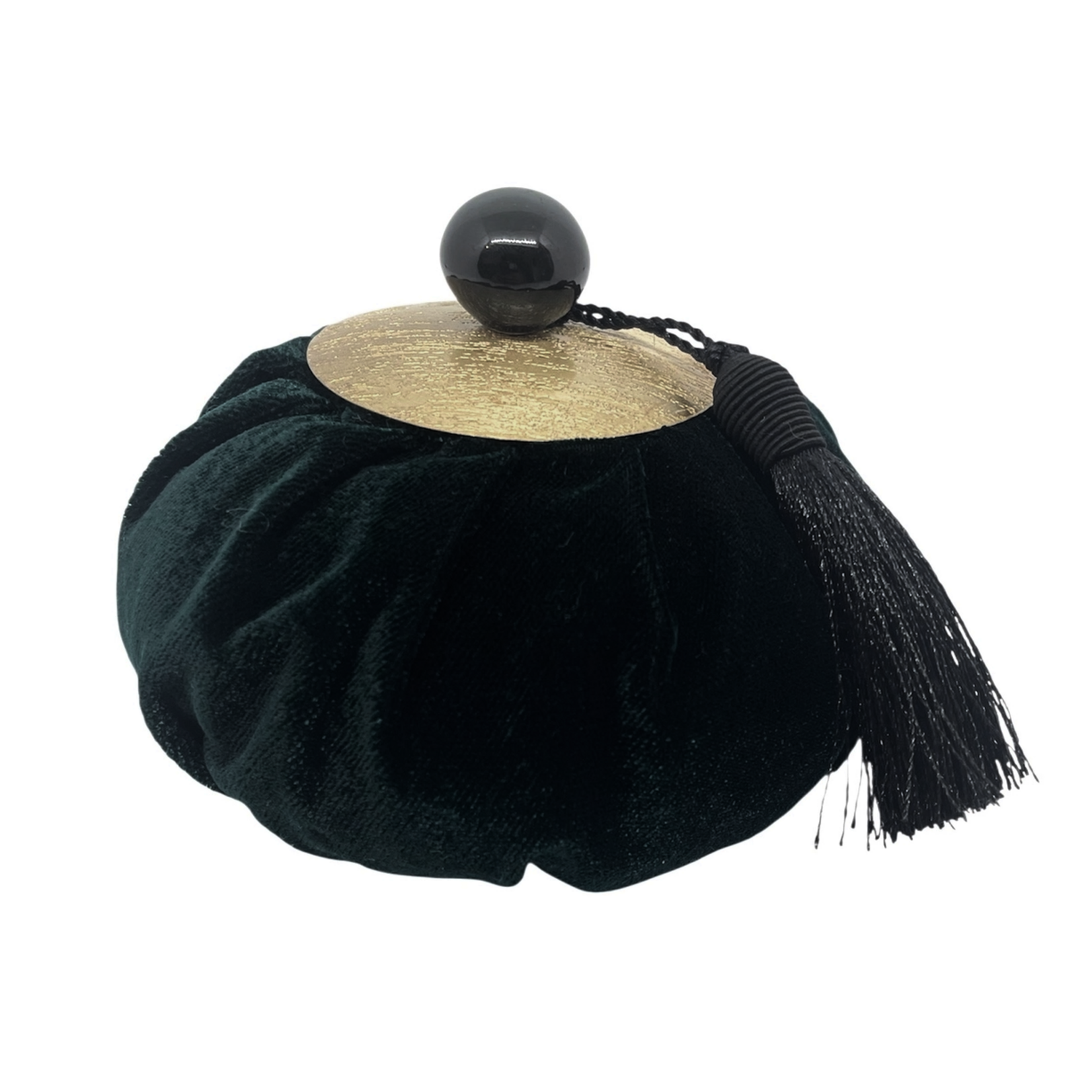 Aumônière parfumée  Velours Noir (Fève Tonka)