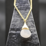 Collier Goutte Poétique Pierre de Lune
