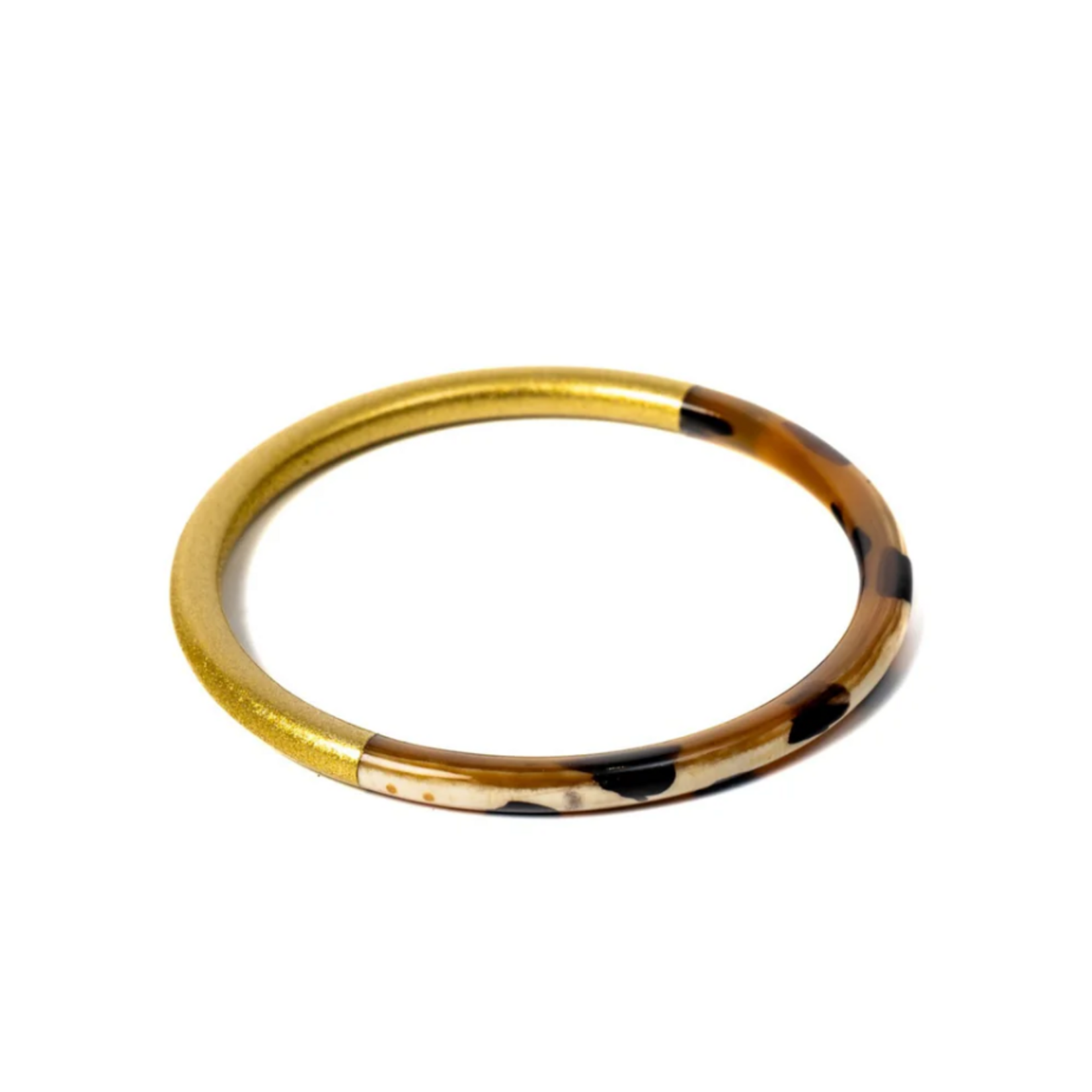 Jonc fin JOE Léopard & Doré