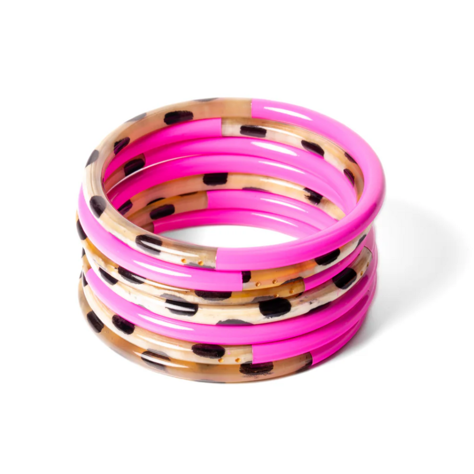 Jonc fin JOE Léopard & Rose